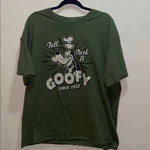 Disneyland Mens Tall Dark And Goofy T-Shirt 2XL